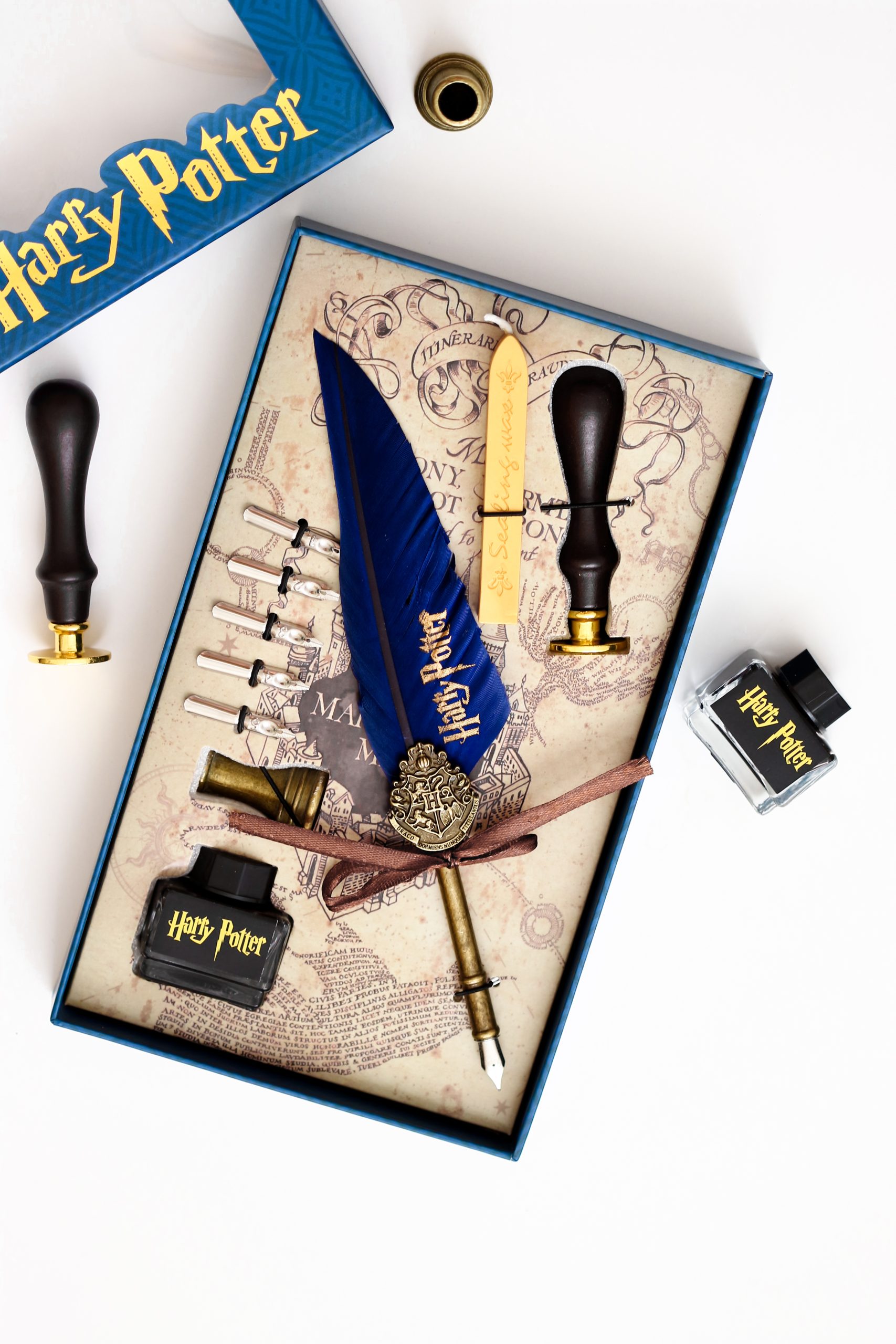 Harry Potter Mühürlü Lacivert Tüylü Kalem